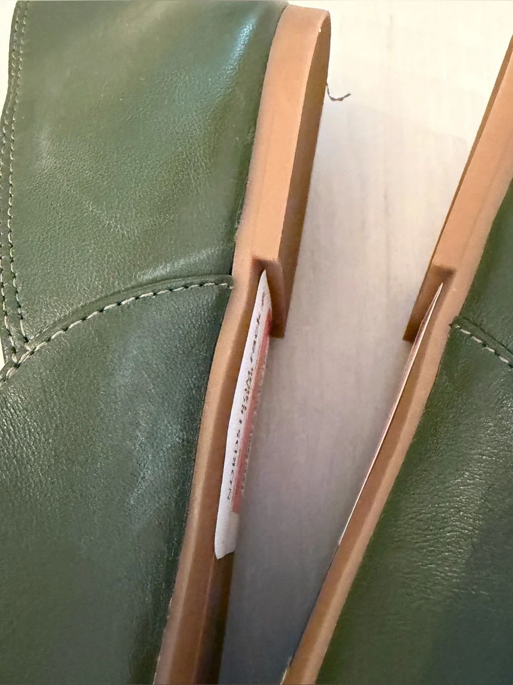 Nordstrom Dark Olive Pointed-Toe Flats